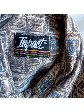 Vintage 1980's Wild Print Shirt Mens XL Summer OG Hip Hop Club